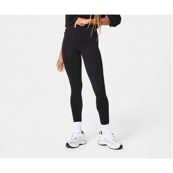 Spanx Women Seamless Leggings Look At Me Now High Waisted Black EcoCare Size NWT - Picture 1 of 5